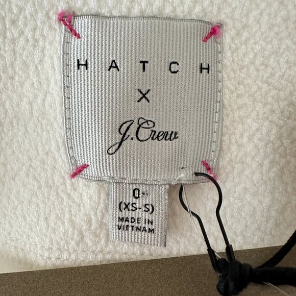 NWT HATCH X J.Crew Women Ivory Casual Dress Size 0 Maternity New - Picture 10 of 14